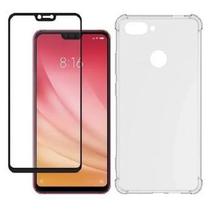 Kit Capa Case Capinha Anti Impacto + Película 3D 5D 6D 9D Borda Protetora Xiaomi Mi 8 Lite