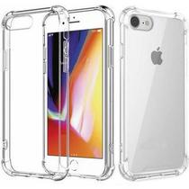 Kit Capa Case Capinha Anti Impacto + Película Branca 3D 5D 6D 9D Borda Protetora Iphone 7 Plus / Iphone 8 PluS