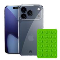 Kit Capa case capinha Crystal Slim para iPhone 17 Pro Max + Ventosa - Verde - Gshield