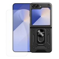 Kit Capa case capinha Dinamic Cam e Película Hydrogel HD para Samsung Galaxy Z Flip 6 - Gshield
