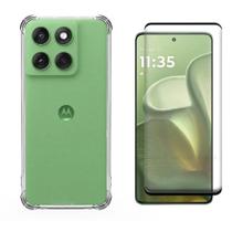 Kit Capa Case Capinha e Película Hidrogel Para Motorola Edge 60 Edge 60 Fusion 5G Kit Capa Case Capinha e Película Hidrogel Para Motorola Edge 60 Edge 60 Fusion 5G