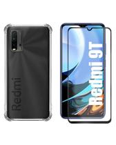 Kit Capa Case Capinha + Pelicula 3D Vidro Para Xiaomi Redmi 9T