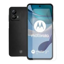 Kit Capa case capinha Silicon Veloz e Película Hydrogel HD para Motorola Moto G53 - Gshield