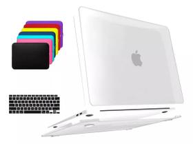 Kit Capa Case Compativel Com Macbook NEW AIR 15.3 A2941 A3114 A3241 Com Chip M2 M3 M4 com Capa Neoprene e Pelicula de Teclado