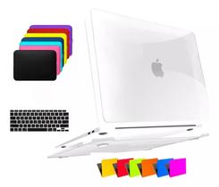 Kit Capa Case Compativel Com Macbook NEW AIR 15.3 A2941 A3114 A3241 Com Chip M2 M3 M4 com Capa Neoprene e Pelicula de Teclado