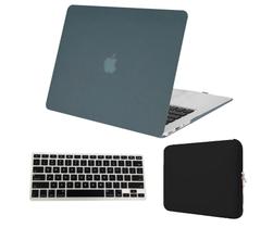 KIT CAPA CASE COMPATÍVEL COM MACBOOKK AIR 13.3 A1466 A1369 2010 a 2017 COM PROTETOR TECLADO E NEOPRENE