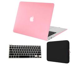 KIT CAPA CASE COMPATÍVEL COM MACBOOKK AIR 13.3 A1466 A1369 2010 a 2017 COM PROTETOR TECLADO E NEOPRENE