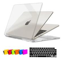 Kit Capa Case Compatível Com Macbookk AIR 15 A2941 A3114 A3241 A3448 M1 M2 M3 M4 M5 Película de Teclado