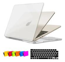 Kit Capa Case Compatível Com Macbookk PRO 15 A1707 A1990 Touchbar Fabricação de 2016 a 2019 e Película de Teclado