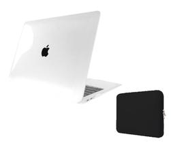 Kit Capa Case Compativel Macbook AIR 13" A1466 A1369 cor TC + Capa Neoprene