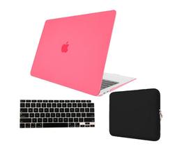Kit Capa Case Compativel Macbook NEW 12" A1534 cor MGT + Pel. Teclado + Capa Noeprene