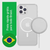 Kit Capa Case Compatível Magsafe Carregador Magnetico Para iPhone 17 Pró Max Tela 6.8 Polegadas