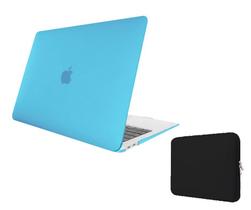 Kit Capa Case Compativel NEW Macbook 12" A1534 cor AZPSN + Capa Neoprene