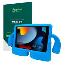Kit Capa Case Infantil Para Ipad 9 9ª Geração 2021 Tablet Kids Macia Resistente Anti Impacto + Pelicula HPrime