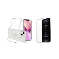Kit Capa Case Reforçada + Película Vidro 3D P/ Todos Iphones