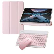Kit Capa Case + Teclado + Mouse Sem Fio Para Tablet Galaxy Tab A9+ 11 Polegadas