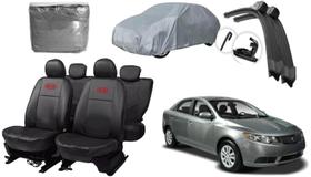 Kit Capa Cerato 2008 a 2013 + Capa de Cobrir + Limpador de Parabrisa: Para Carros Bem Protegidos