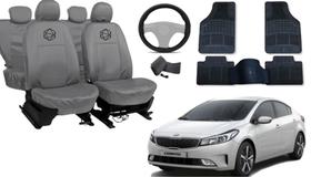 Kit Capa Cerato 2013 a 2019 + Tapete + Volante Personalizado