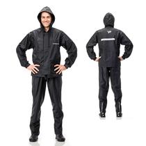 Kit Capa Chuva Motoqueiro Conjunto Nylon Capuz Impermeável P ao EX Kit Capa Chuva Motoqueiro Conjunto Nylon Capuz Impermeável P ao EX