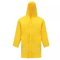 Kit Capa Chuva PVC G Amarela Forrada 4 Unidades - PLASTCOR