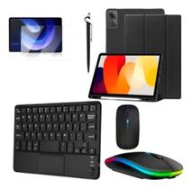 Kit Capa com Teclado para Redmi Pad SE 11" + Película + Caneta