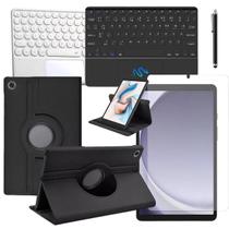 Kit Capa Com Teclado + Película De Vidro + Caneta Touch Para Tablet Galaxy Tab A9 8.7