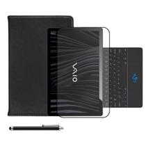 Kit Capa Com Teclado + Película De Vidro + Caneta Touch Para Tablet Vaio TL10 Kit Capa Com Teclado + Película De Vidro + Caneta Touch Para Tablet Vaio TL10
