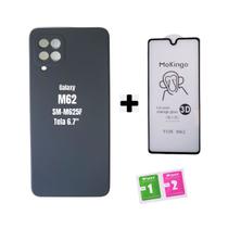 Kit Capa Com Veludo + Película 3D Para M62 Samsung Tela 6.7"
