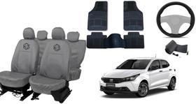 Kit capa couro Argo 17-03 + tapete e capa volante Kit capa couro Argo 17-03 + tapete e capa volante