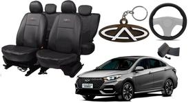 Kit capa couro Arrizzo 6 e Pro 2022 a 2024 + chaveiro exclusivo