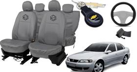 Kit Capa Couro Cinza Vectra 97-05 + Luxo e Proteção Kit Capa Couro Cinza Vectra 97-05 + Luxo e Proteção