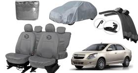 Kit capa couro Cobalt + proteção + limpador bônus Kit capa couro Cobalt + proteção + limpador bônus