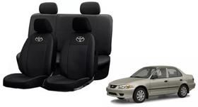 Kit Capa Couro Corolla 98-03 proteção líquidos sujeira rasgo