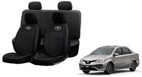 Kit capa couro Etios 16-22 proteção contra líquidos e sujeira