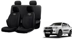 Kit capa couro Hilux 2016-2019 proteção rasgo sujeira líquidos Kit capa couro Hilux 2016-2019 proteção rasgo sujeira líquidos