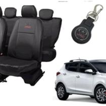 Kit capa couro Jac T40 2018 a 2024 + chaveiro brinde