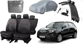 Kit capa couro Jac T6 2016-2020 + limpador + proteção premium Kit capa couro Jac T6 2016-2020 + limpador + proteção premium