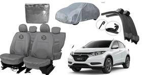 Kit capa couro luxo HR-V + capa sob medida + brinde Kit capa couro luxo HR-V + capa sob medida + brinde