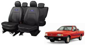 Kit capa couro Pampa 82-97 proteção reforçada contra sujeira Kit capa couro Pampa 82-97 proteção reforçada contra sujeira