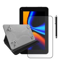 Kit Capa Couro + Película + Caneta Para Tablet Multilaser M7