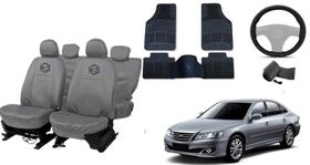 Kit capa couro premium Azera + tapete e volante Kit capa couro premium Azera + tapete e volante