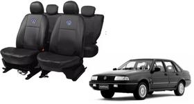 Kit capa couro Santana 00-06 evita rasgos sujeira e líquidos