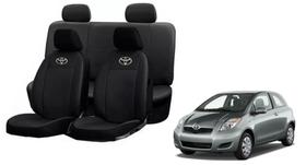 Kit capa couro Yaris 05-12 proteção forte contra rasgos sujeira líquidos