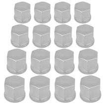 Kit Capa Cromado para Parafuso de Roda Sextavado 17 mm 16 Peças - Shekparts Kit Capa Cromado para Parafuso de Roda Sextavado 17 mm 16 Peças - Shekparts