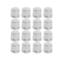 Kit Capa Cromado para Parafuso de Roda Sextavado 19 mm 16 Peças - SHEKPARTS Kit Capa Cromado para Parafuso de Roda Sextavado 19 mm 16 Peças - SHEKPARTS