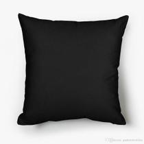Kit Capa De Almofada Lisa 40x40 Zíper Embutido Tecido Poliéster