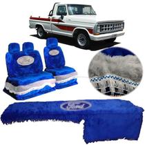 Kit Capa De Banco Chinil E Painel ul Logo Ford F1000