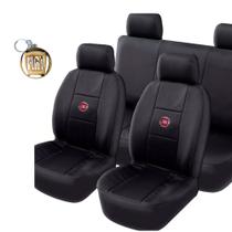 kit capa de banco em couro preto para Tempra 98