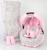 Kit capa de bebê conforto+carrinho+redutor para maxi cosi - ALAN PIERRE BABY