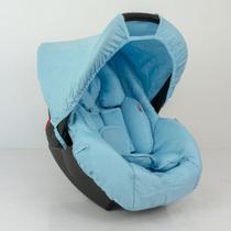 Kit capa de bebê conforto e redutor - azul claro